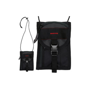 Briefing Shoulder Bag, Wallet Function, Smartphone Passport Storage, Mini Shoulder Bag, Black