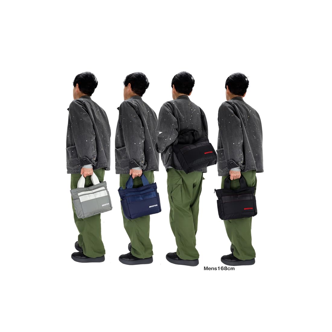 Briefing Tote Bag, Cart Tote, B5 Size, GOLF, Men's, Women's, Golf Bag, Popular for Everyday Use, navy/nV