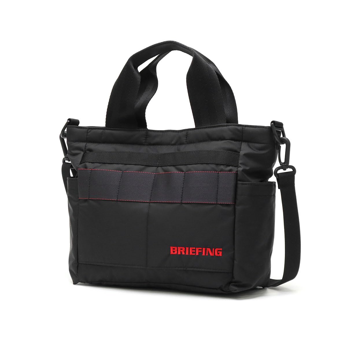 Briefing BRIEFING Round Prop ECO TWILL Cart Tote Bag, Black, Ｆ
