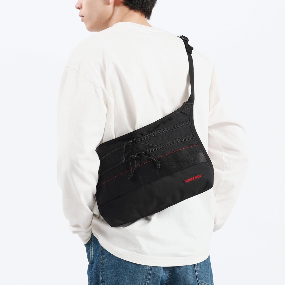 Briefing SHOULDER BAG MULTI SACOCHE MW GEN II, Black, One Size