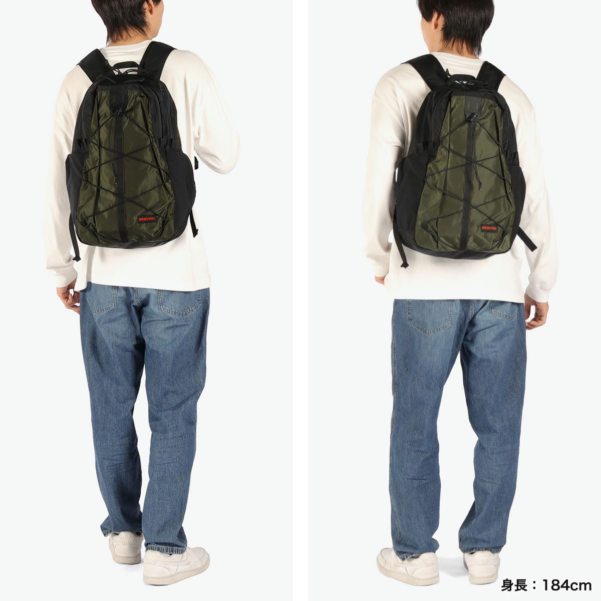 DT PACK, Black x Beige, ミディアム
