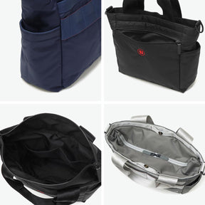 Briefing BRIEFING Round Prop ECO TWILL Cart Tote Bag, Black, Ｆ