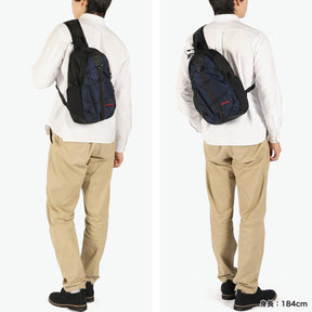 Briefing BRA251L34 Men's One Shoulder Bag, Sling, Black x Olive, One Size
