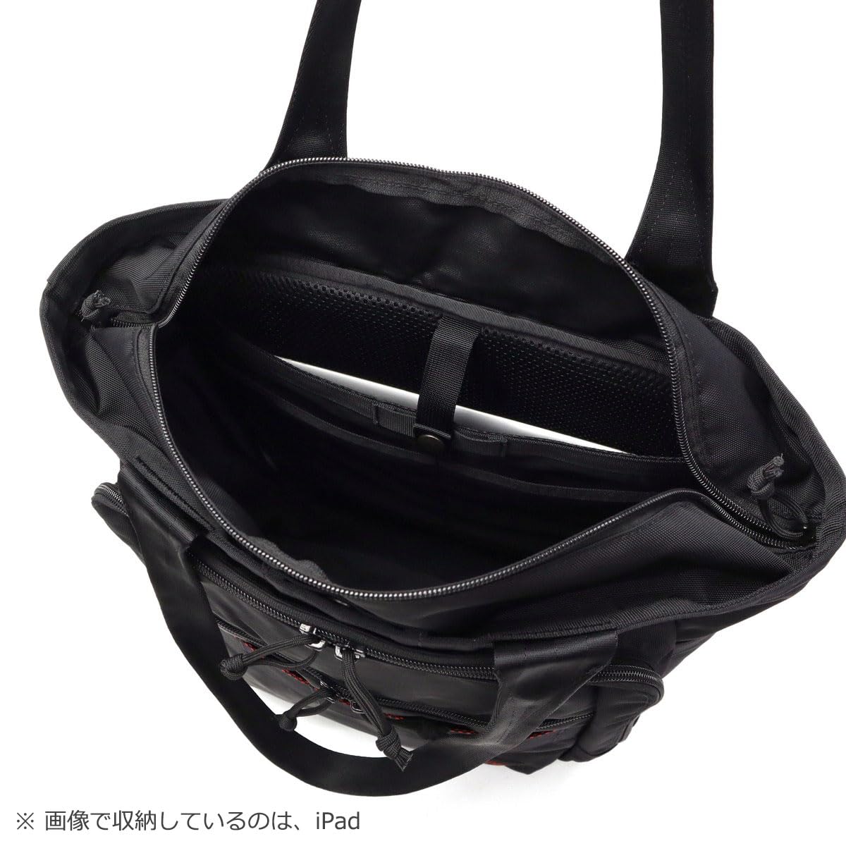 Briefing Tote, Black, One Size