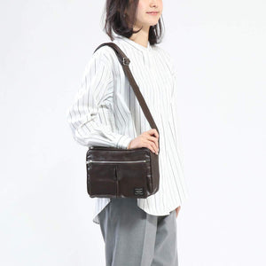 [ポーター] ショルダーバッグ メンズ フリースタイル 707-08212 日本製 FREE STYLE 小さめ キャンバス レザー風