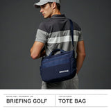 Briefing BRIEFING Round Prop ECO TWILL 카트 토트백, 블랙, F