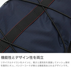 Briefing BRA251L34 Men's One Shoulder Bag, Sling, Black x Navy, One Size