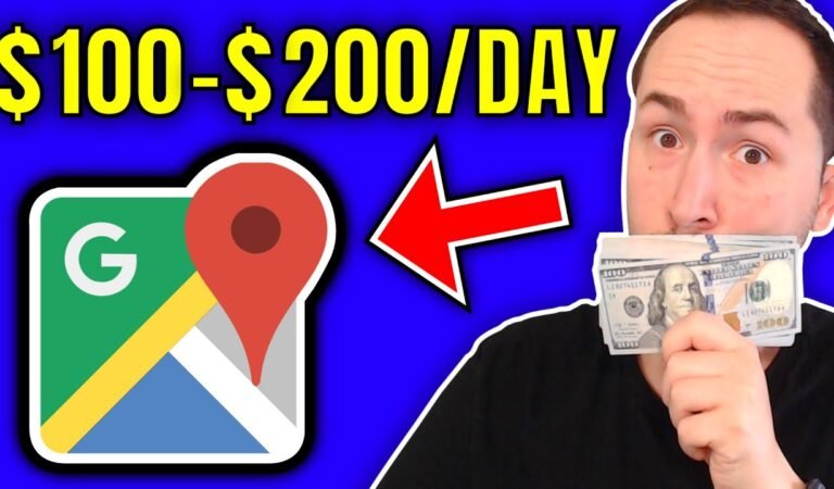 Google지도로 돈을 버는 방법 (하루 $ 100- $ 200)